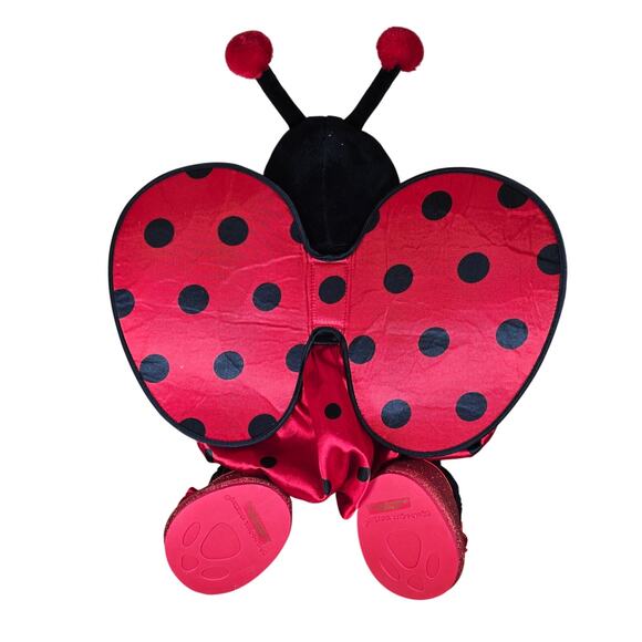 Vintage Build a Bear Ladybug Lady Bug Plush, Pristine with Removable Red Shoes - Picture 3 of 7